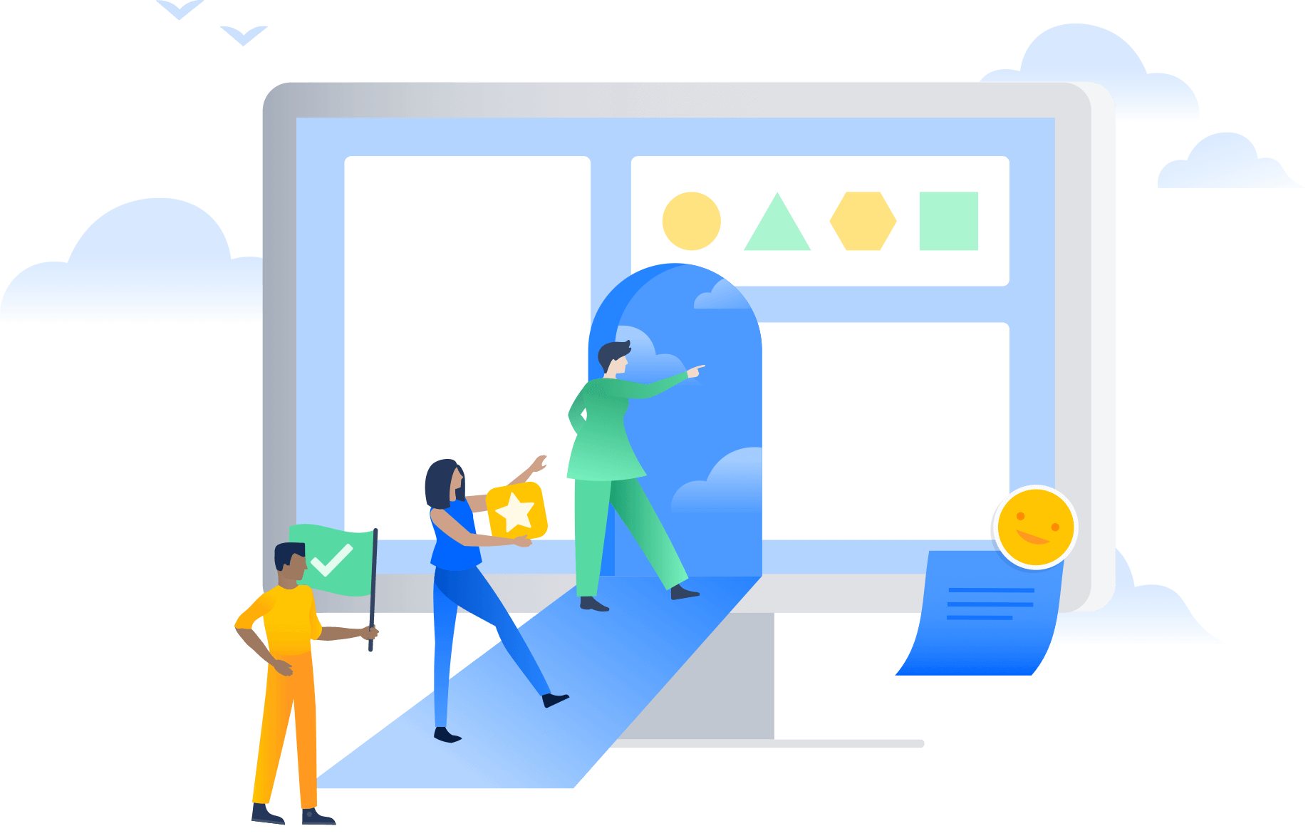 illustration for employee onboarding